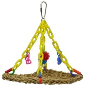 AE Cage Company Bird Toys Happy Beaks Hanging Vine Mat for Small Birds