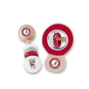 Alabama Crimson Tide - Baby Rattles 2-Pack