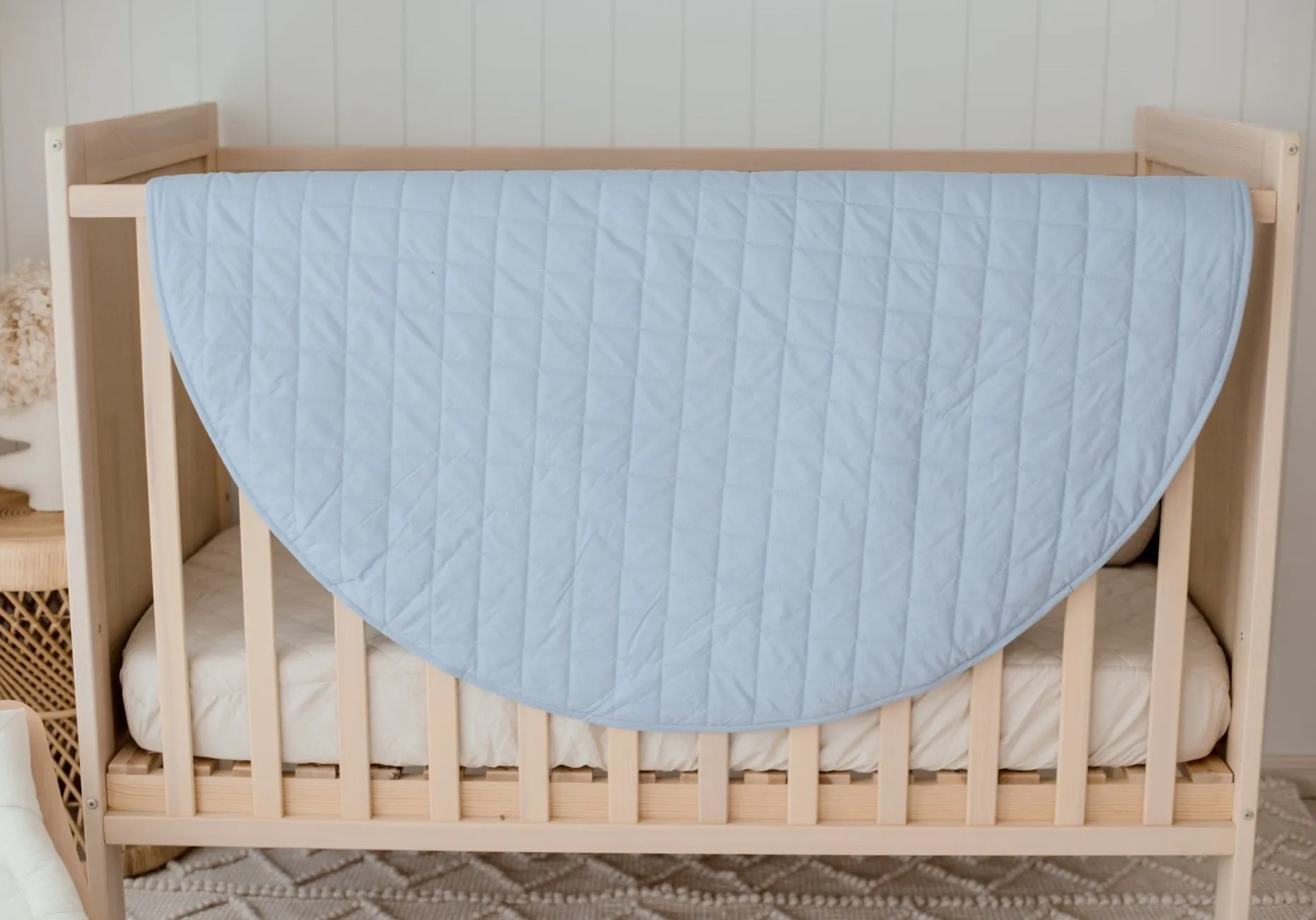 Bambella Designs Padded Waterproof Play Mat | Dusty Blue