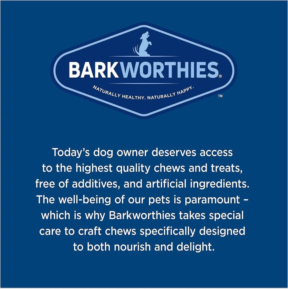 Barkworthies 5 Inch Dental Chew For Dogs