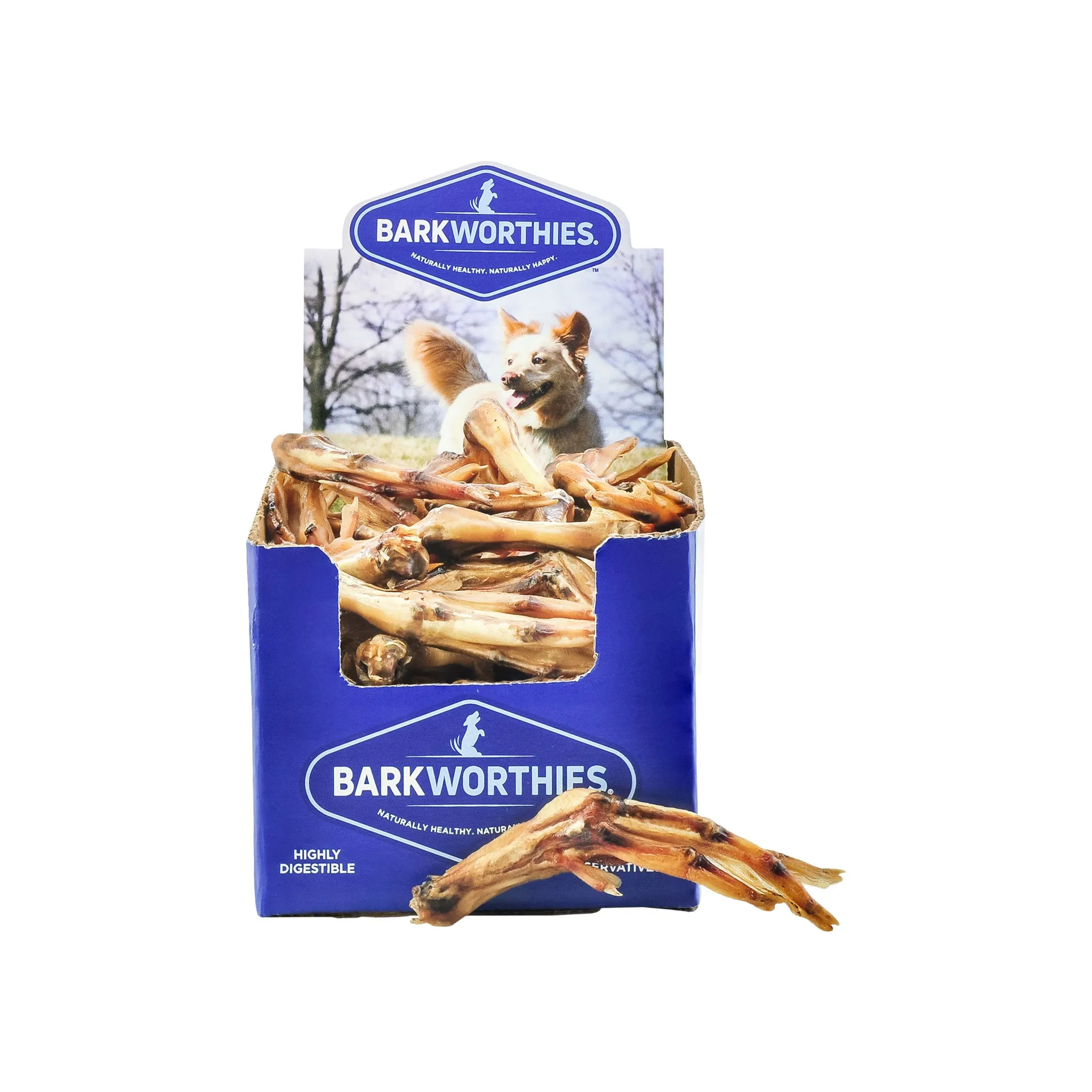 Barkworthies Duck Feet for Dogs