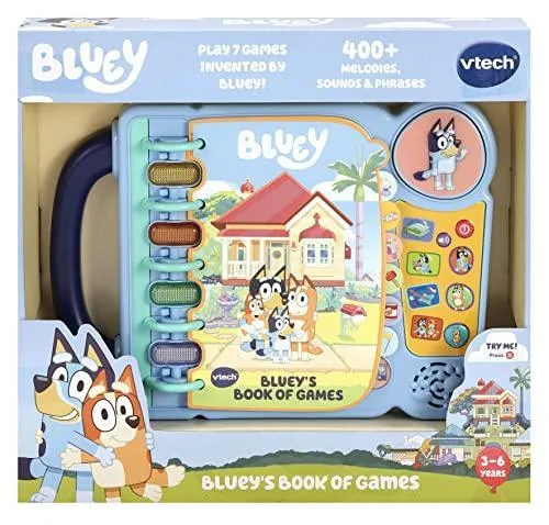 Bluey’s Book of Games | Interactive & Educational Learning Activities Toy