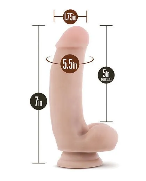 Dr. Samuel 7-Inch Silicone Dildo with Balls by Blush Dr. Skin