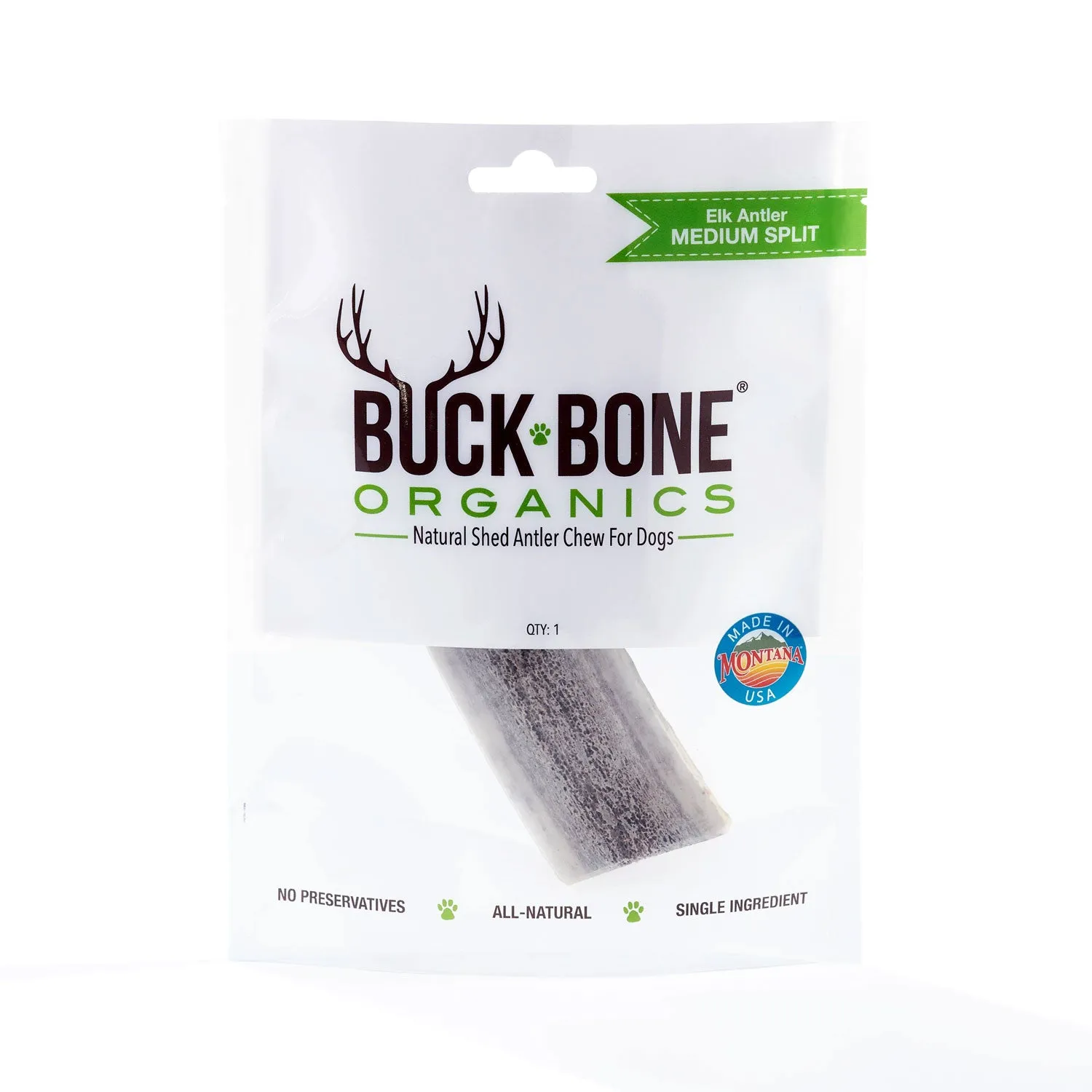 Buck Bone Organics Split Elk Antler