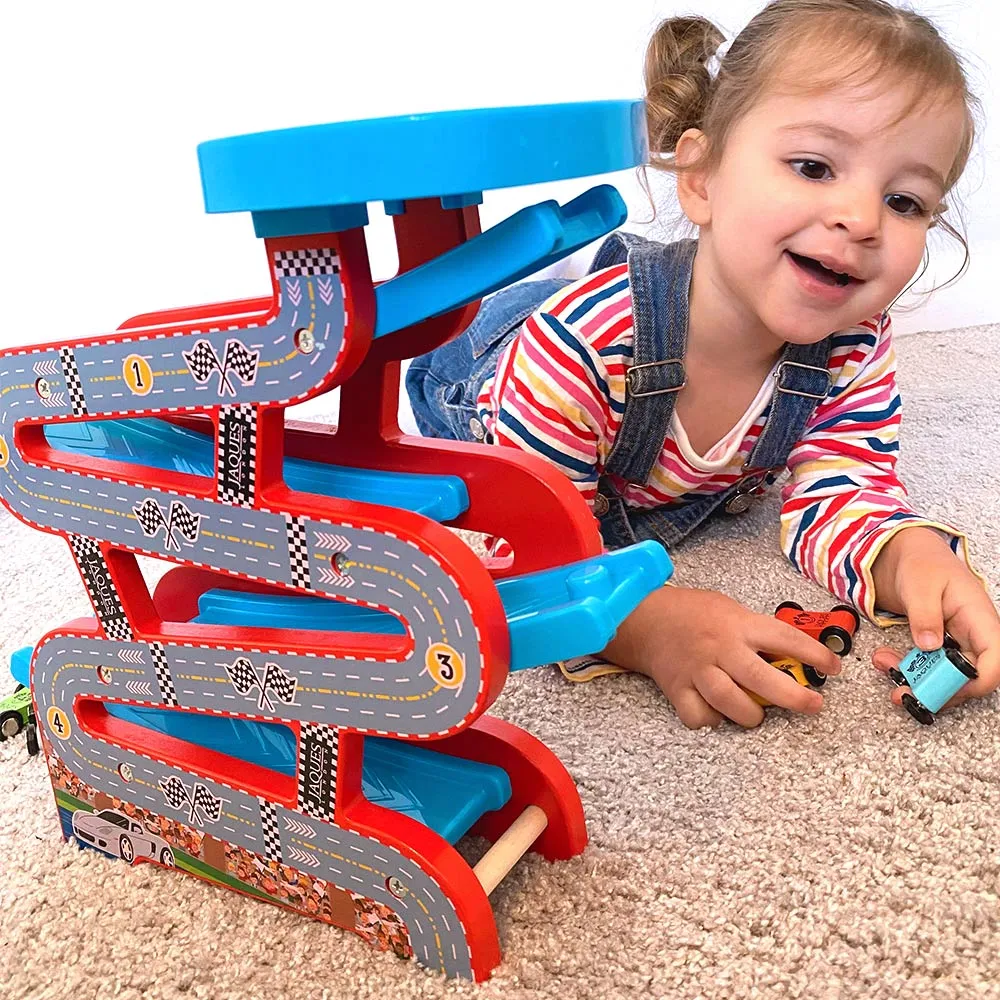 Car Garage Toy - Wooden Car Garage