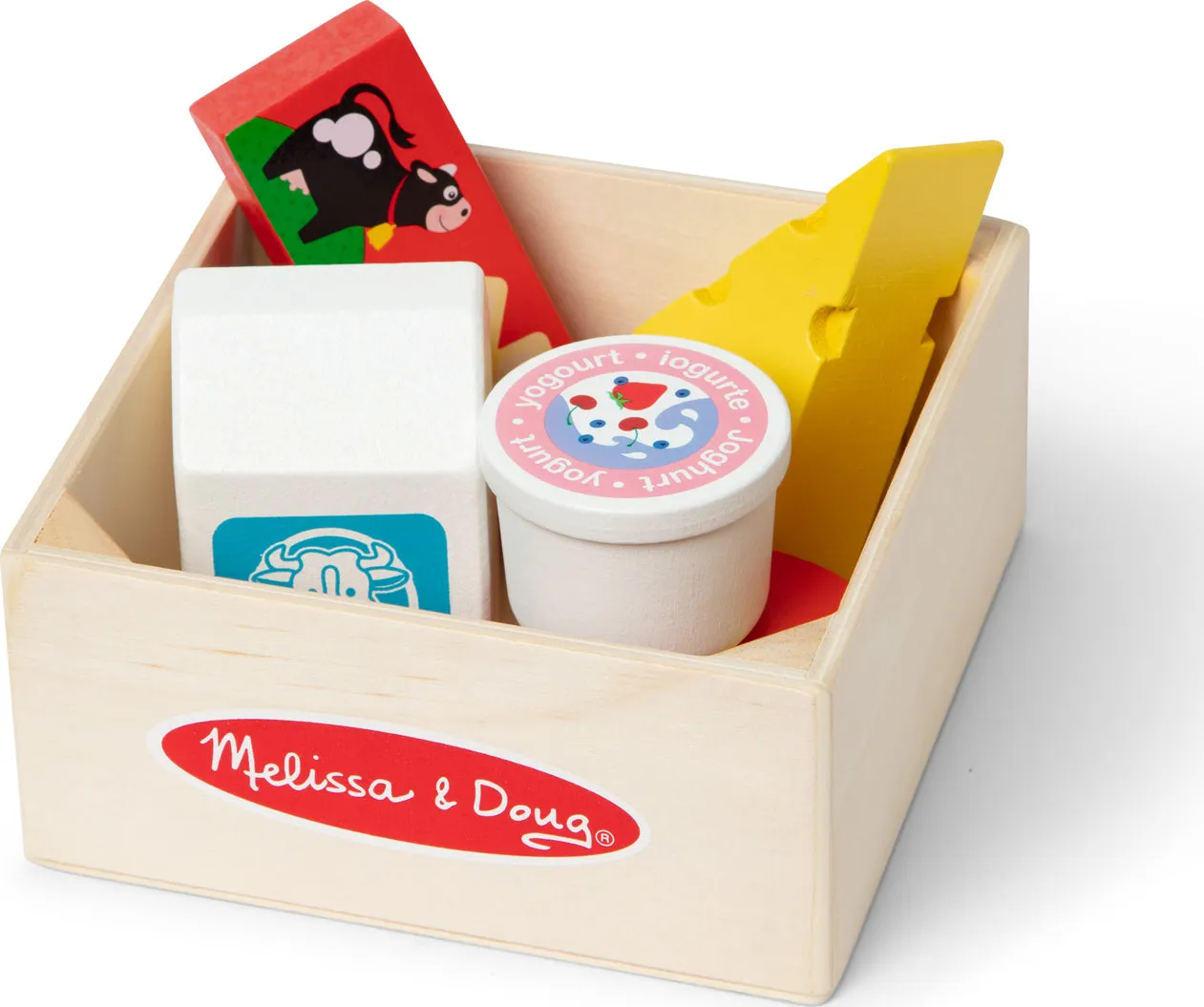 Dairy Wooden Food Groups Play Set