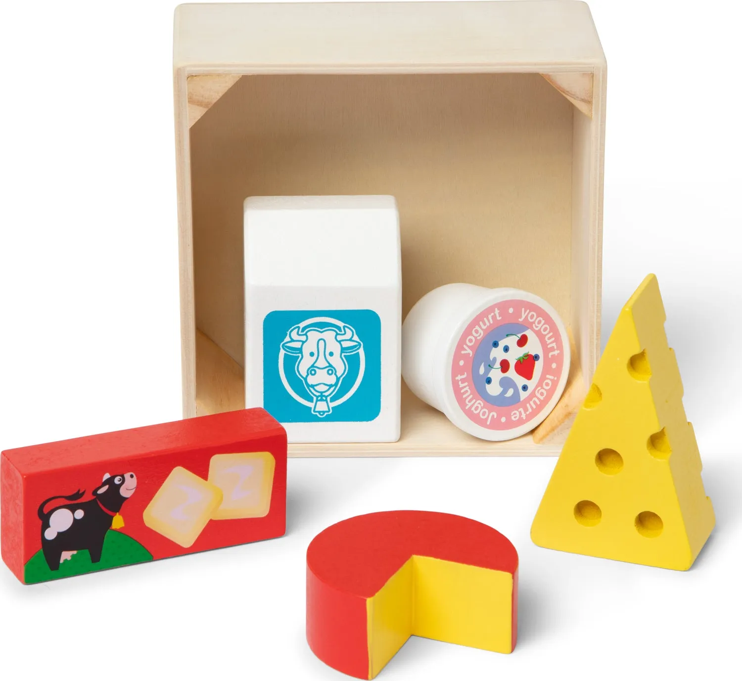 Dairy Wooden Food Groups Play Set