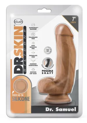 Dr Skin Silic Dr Samuel 7 Dildo Mocha