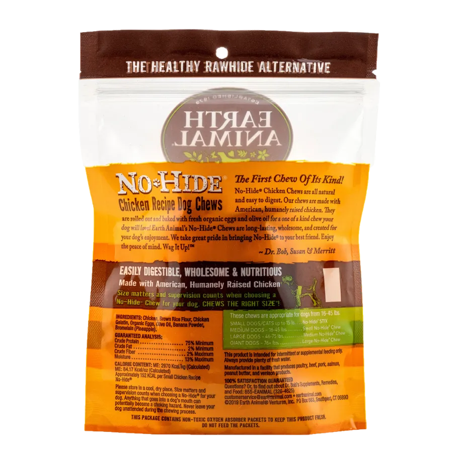 Earth Animal No-Hide Chicken Chew 2PK