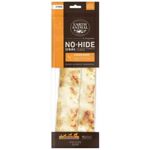 Earth Animal No-Hide Chicken Chew Strip 4 count