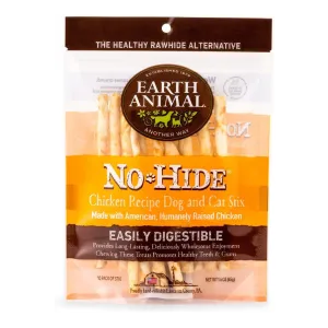 Earth Animal No-Hide Chicken Stix Dog Treats 10pk