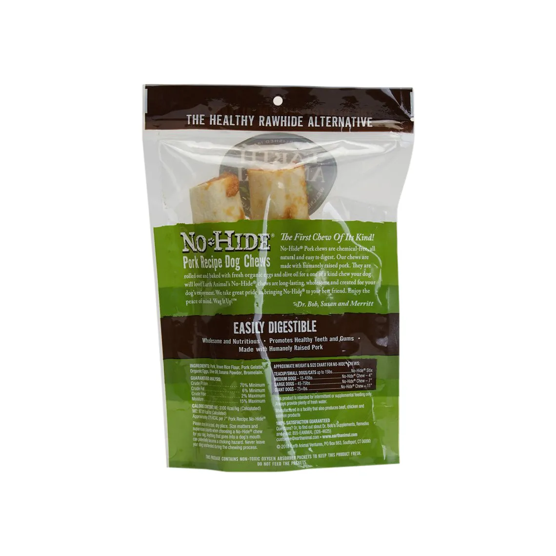 Earth Animal No-Hide Easily Digestible Rawhide Alternative Dog Chews