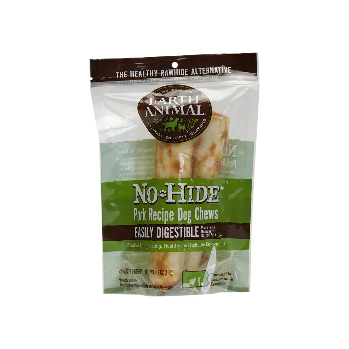 Earth Animal No-Hide Easily Digestible Rawhide Alternative Dog Chews