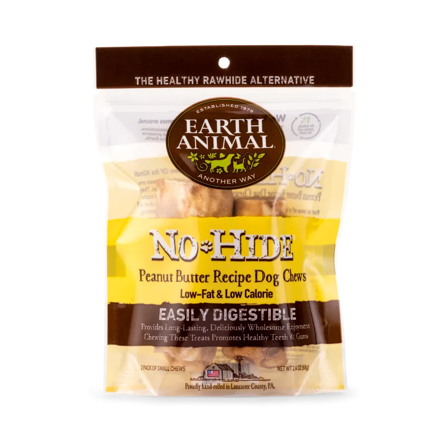 Earth Animal No-Hide Peanut Butter Chew 2PK