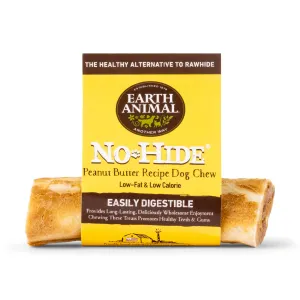 Earth Animal No-Hide Peanut Butter Single Chew for Dogs