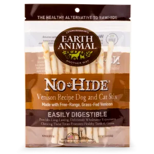 Earth Animal No Hide Venison Stix Dog Treats 10pk