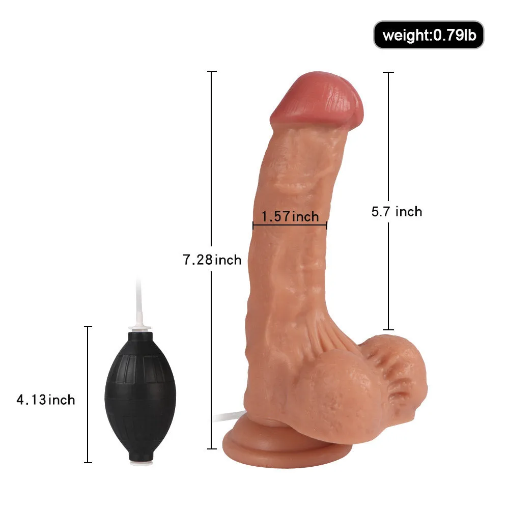 Sure! Heres an optimized title for the e-commerce product:

G6 Ultra Realistic 7.3-Inch Squirting Dildo with Ejaculation Feature