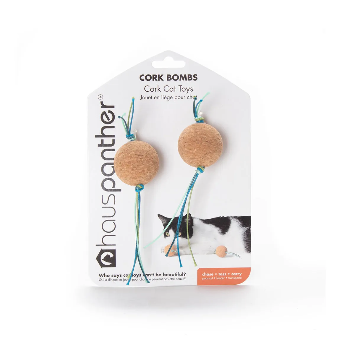 Hauspanther Cork Bombs Cat Toys