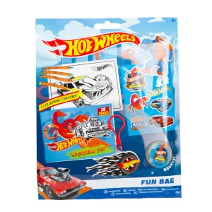 Hot Wheels Fun Bag With Crayons & Stickers