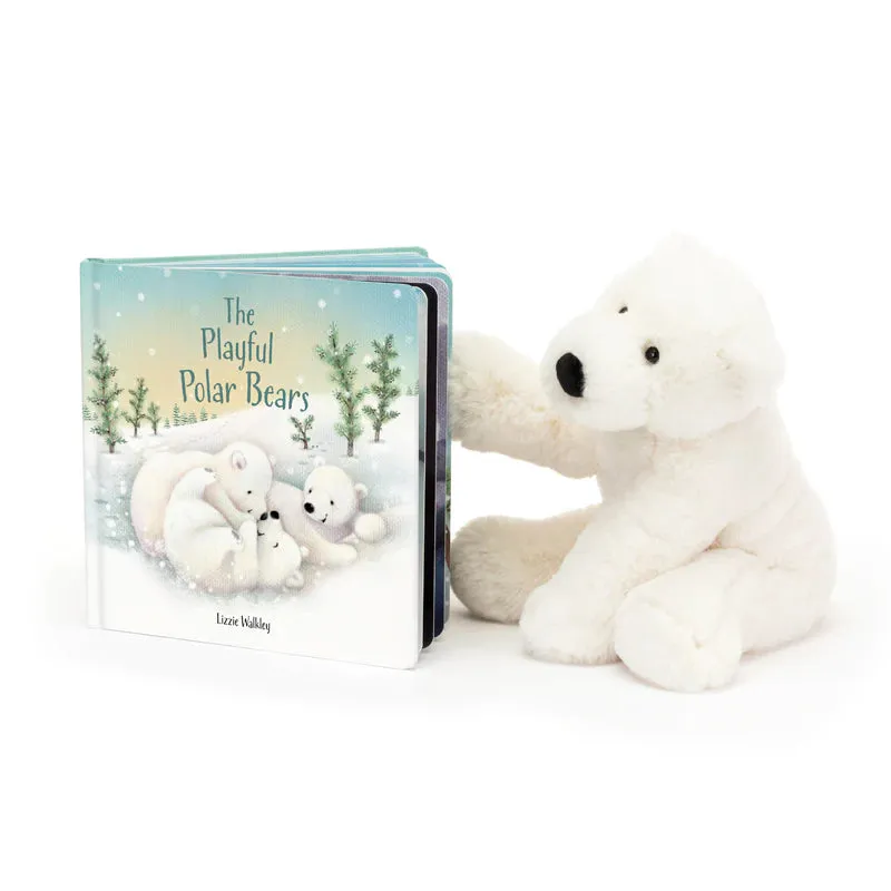 Jellycat, Playful Polar Bears Book