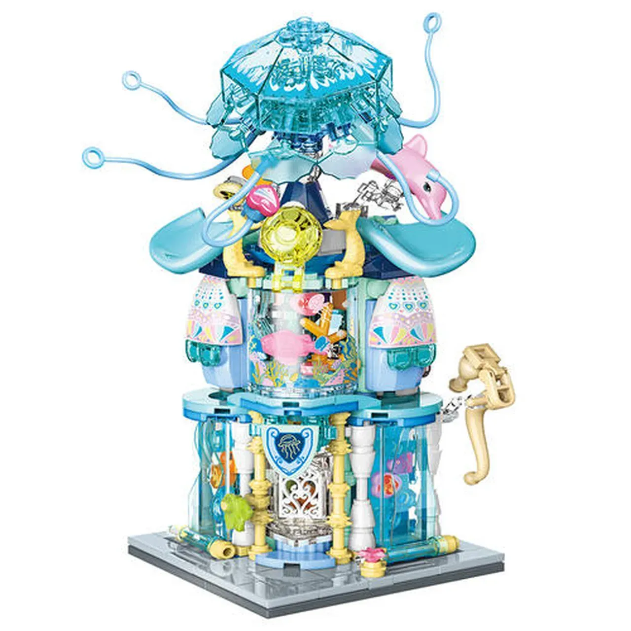 Keeppley City Corner: Deluxe Summertime Aquarium Building Set