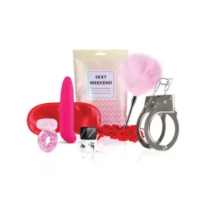 Loveboxxx Sexy Weekend 7 Pc Gift Set - Pink