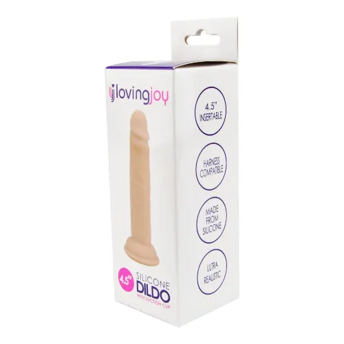 Loving Joy 4.5 Inch Silicone Dildo