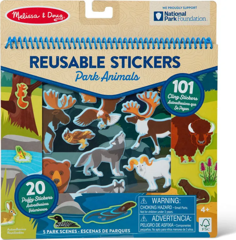 National Parks Restickable Stickers