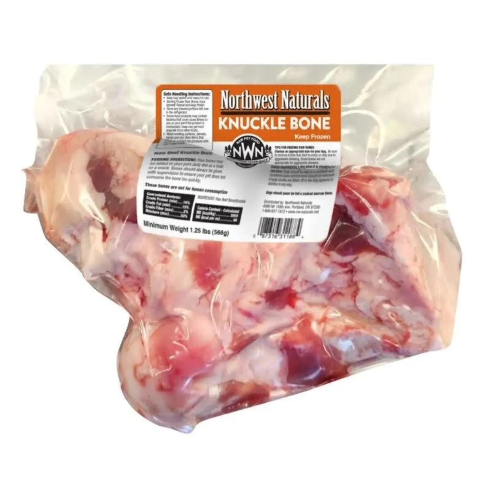 Northwest Naturals Raw Frozen Beef Knuckle Bone, 20 oz