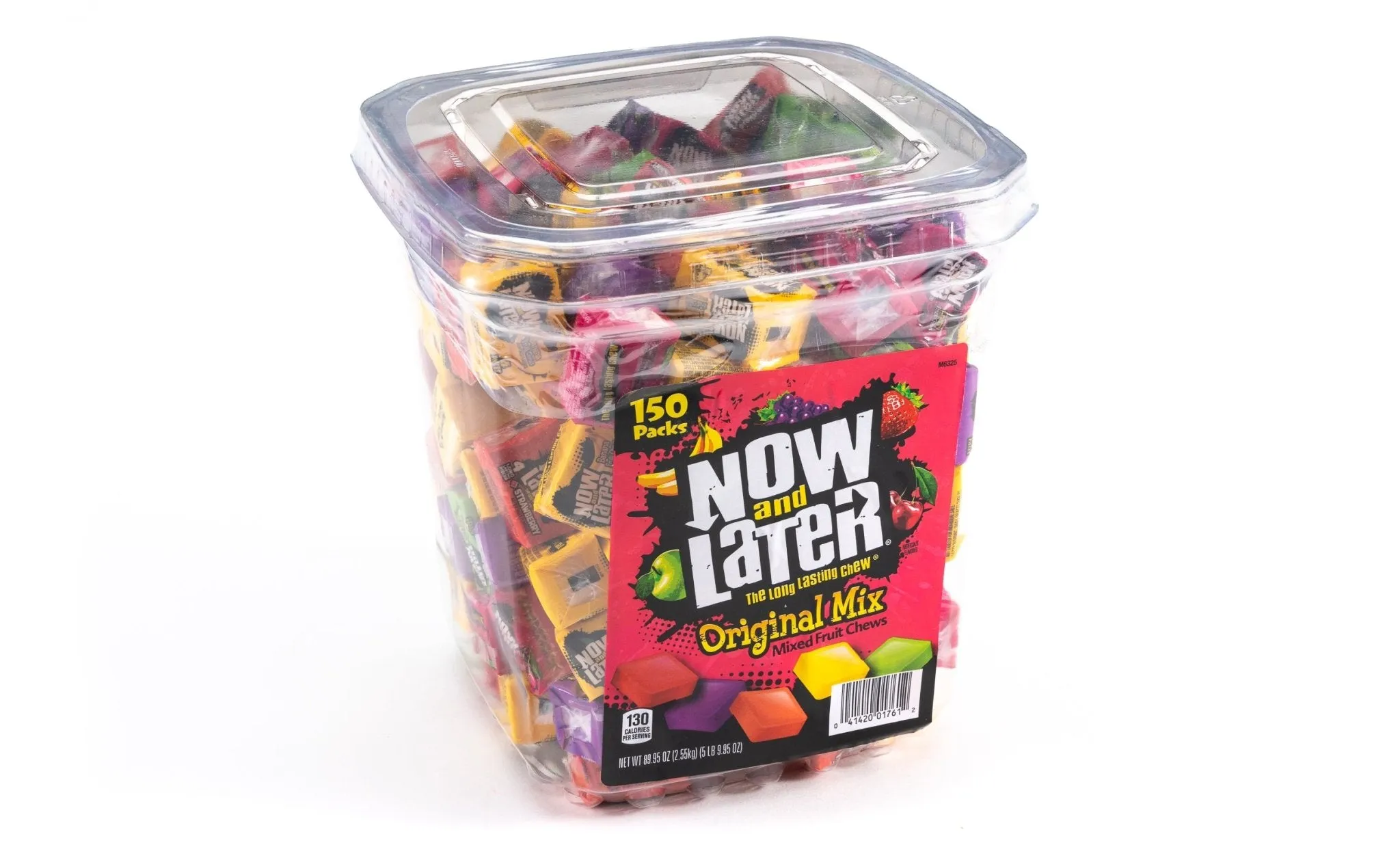 Now and Later Long Lasting Chew Assorted Candy Bulk Tub (0.59 oz, 150 ct.)