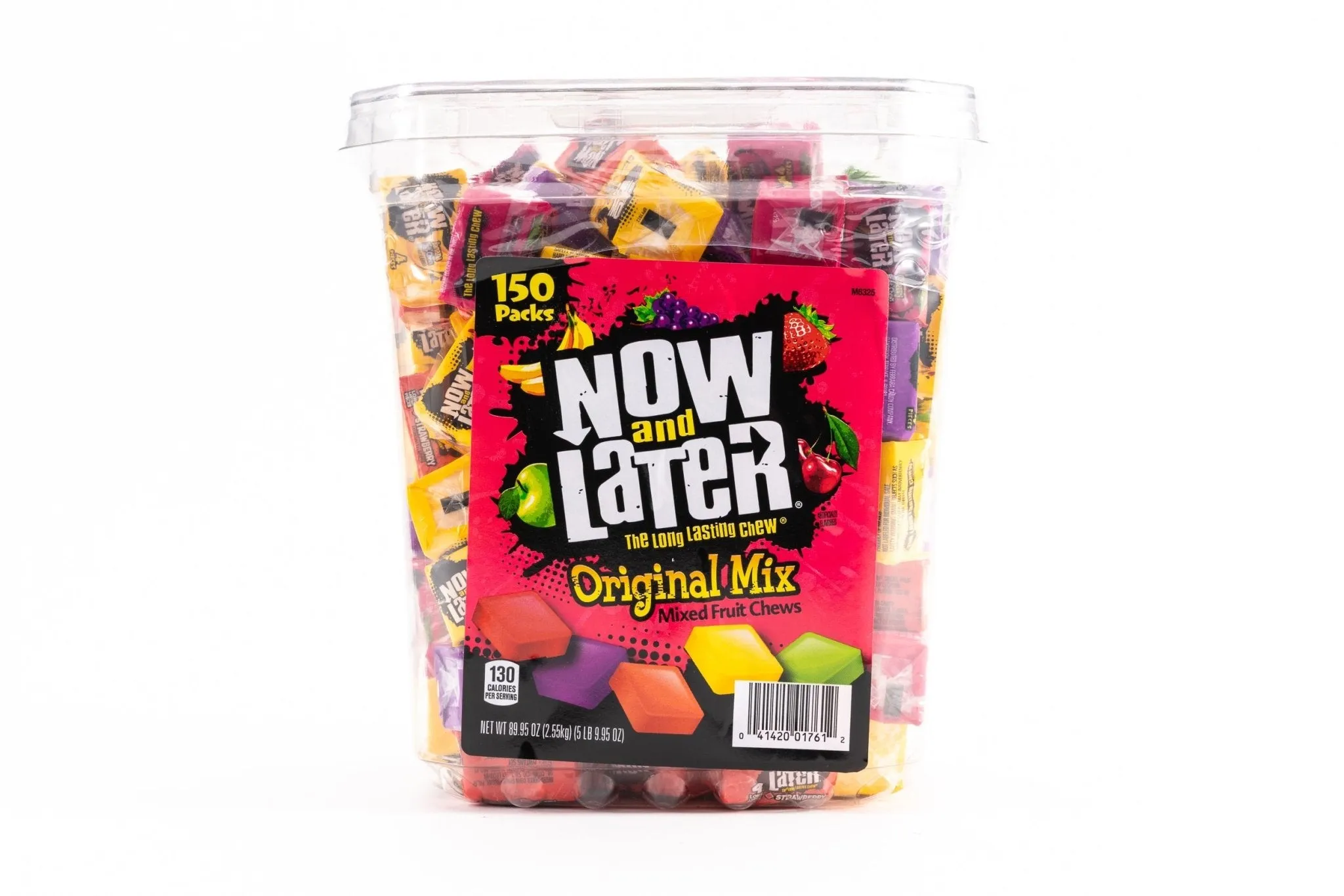 Now and Later Long Lasting Chew Assorted Candy Bulk Tub (0.59 oz, 150 ct.)