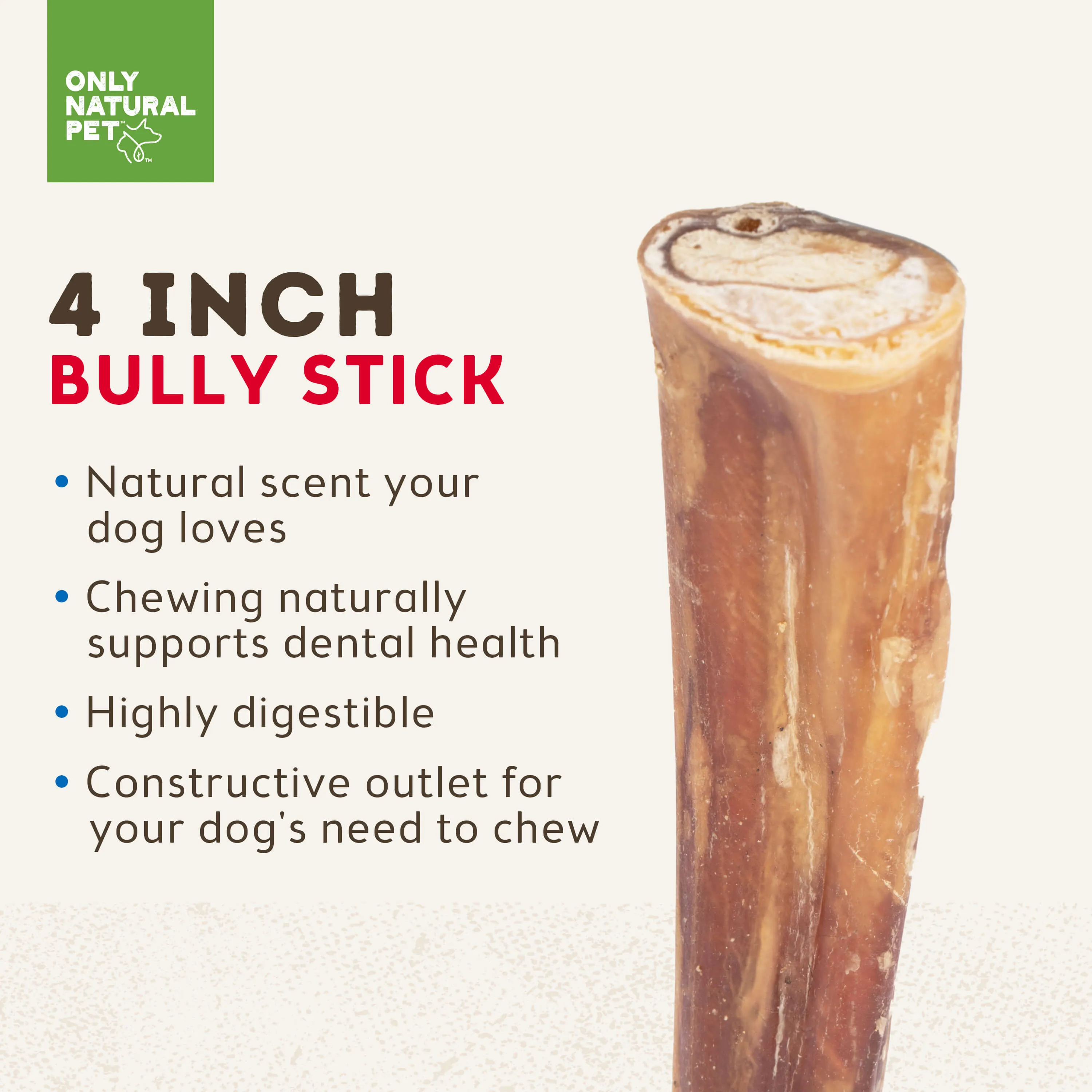 Only Natural Pet Free Range Bully Sticks for Dogs