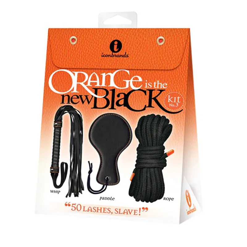 Black/Orange 50 Lashes Kit - Perfect for Orange Is the New Black Fans