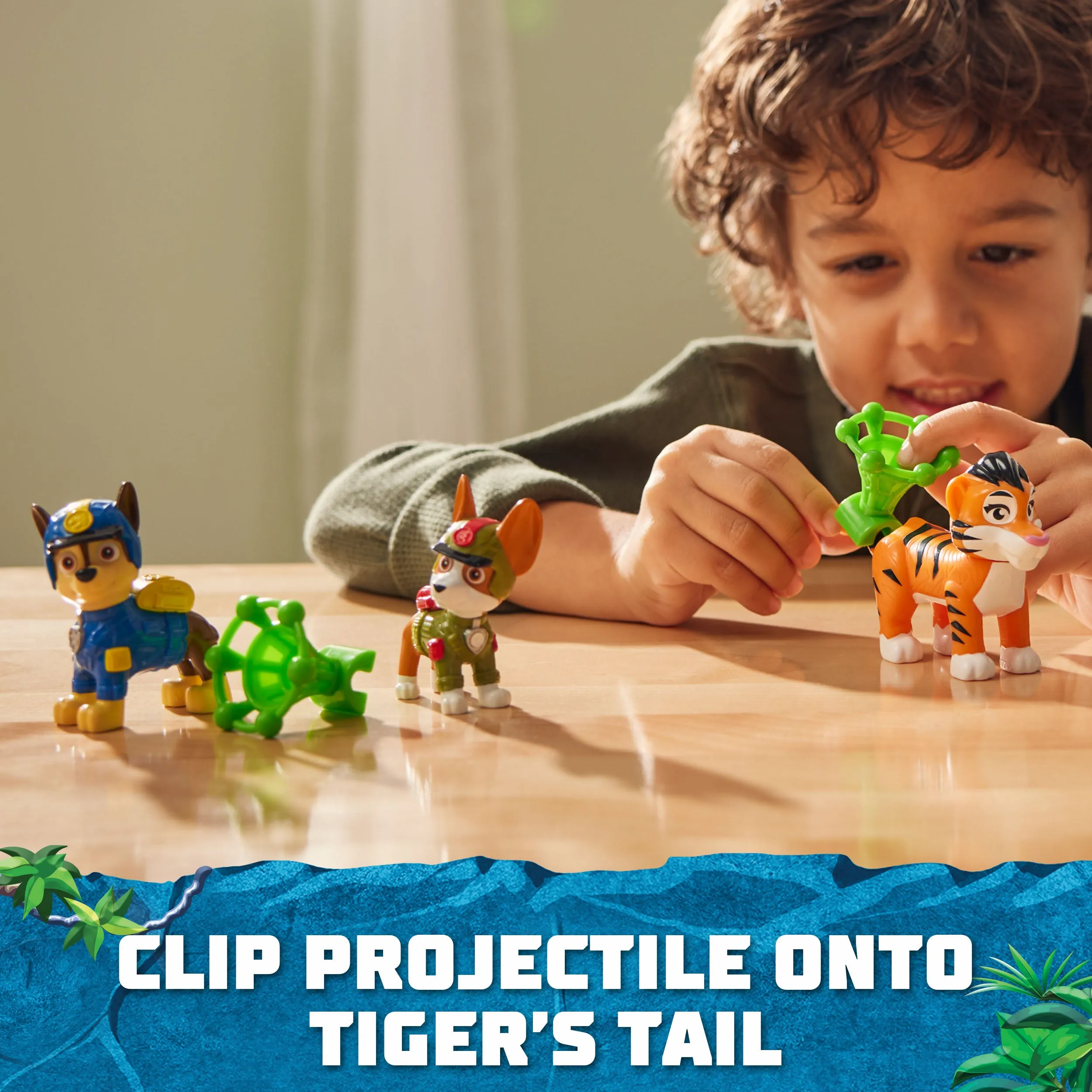 PAW Patrol Jungle Hero Pups Figure Set - Chase, Tracker & Tiger