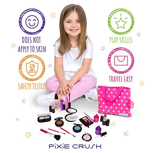 PixieCrush Pretend Makeup Play Deluxe 16 Piece Set