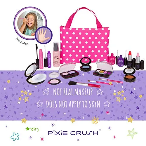 PixieCrush Pretend Makeup Play Deluxe 16 Piece Set