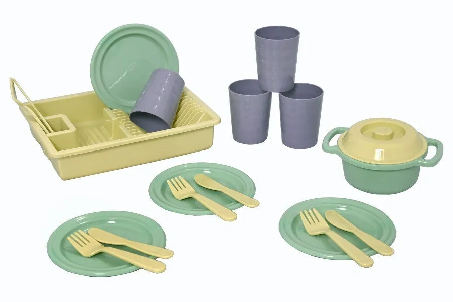 Plasto Plasto Dinner Set with Drainer 19 pcs