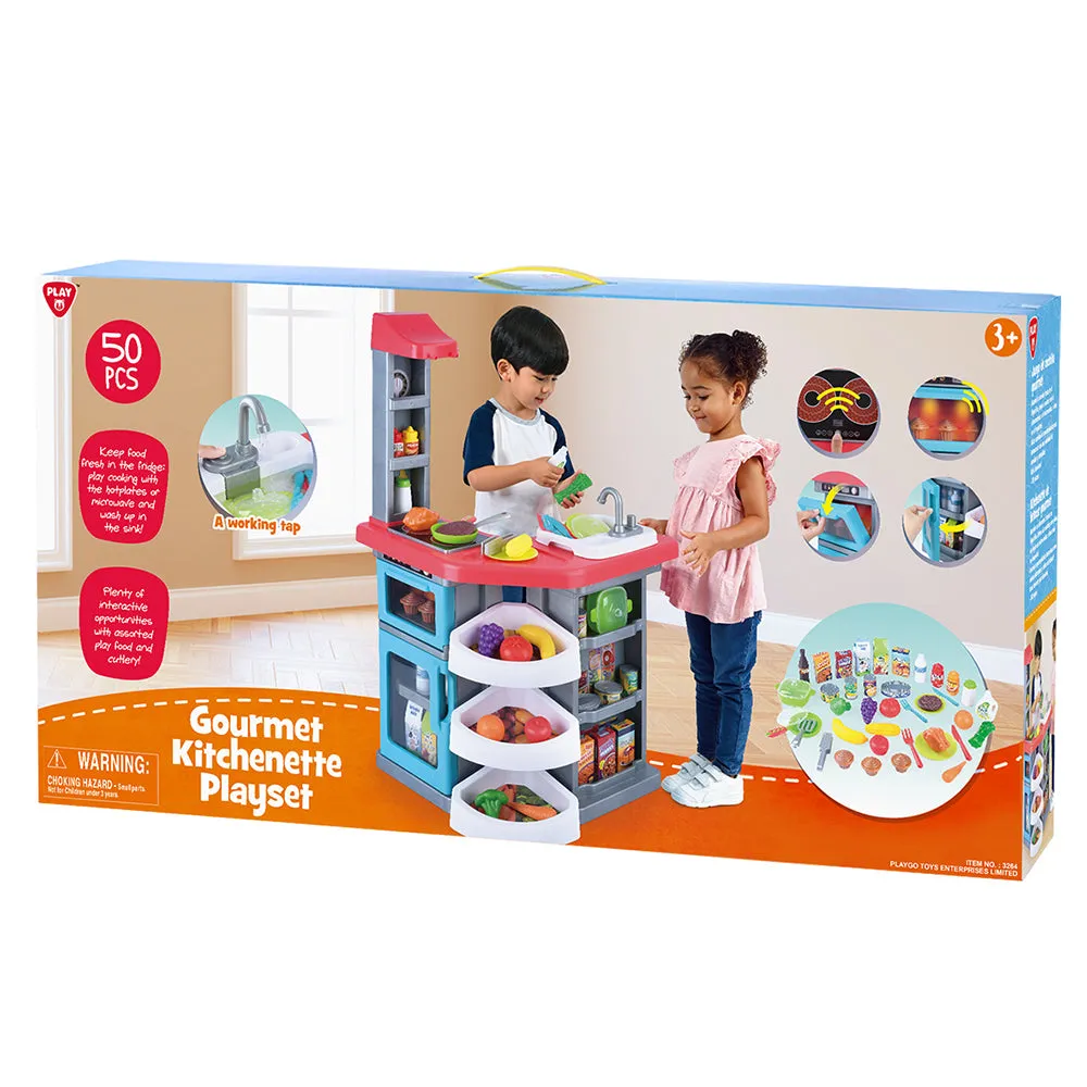 Premium Gourmet Kitchenette Play Set by Playgo Toys Entertainment Ltd.