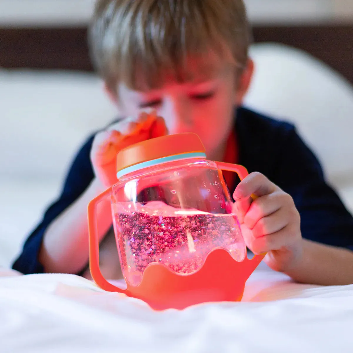 Purple Sensory Play Jar