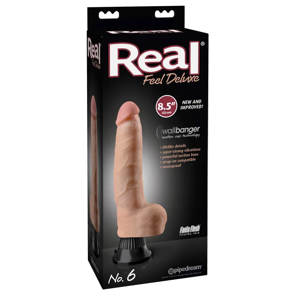 Real Feel Deluxe No. 6 Flesh Penis Vibrator