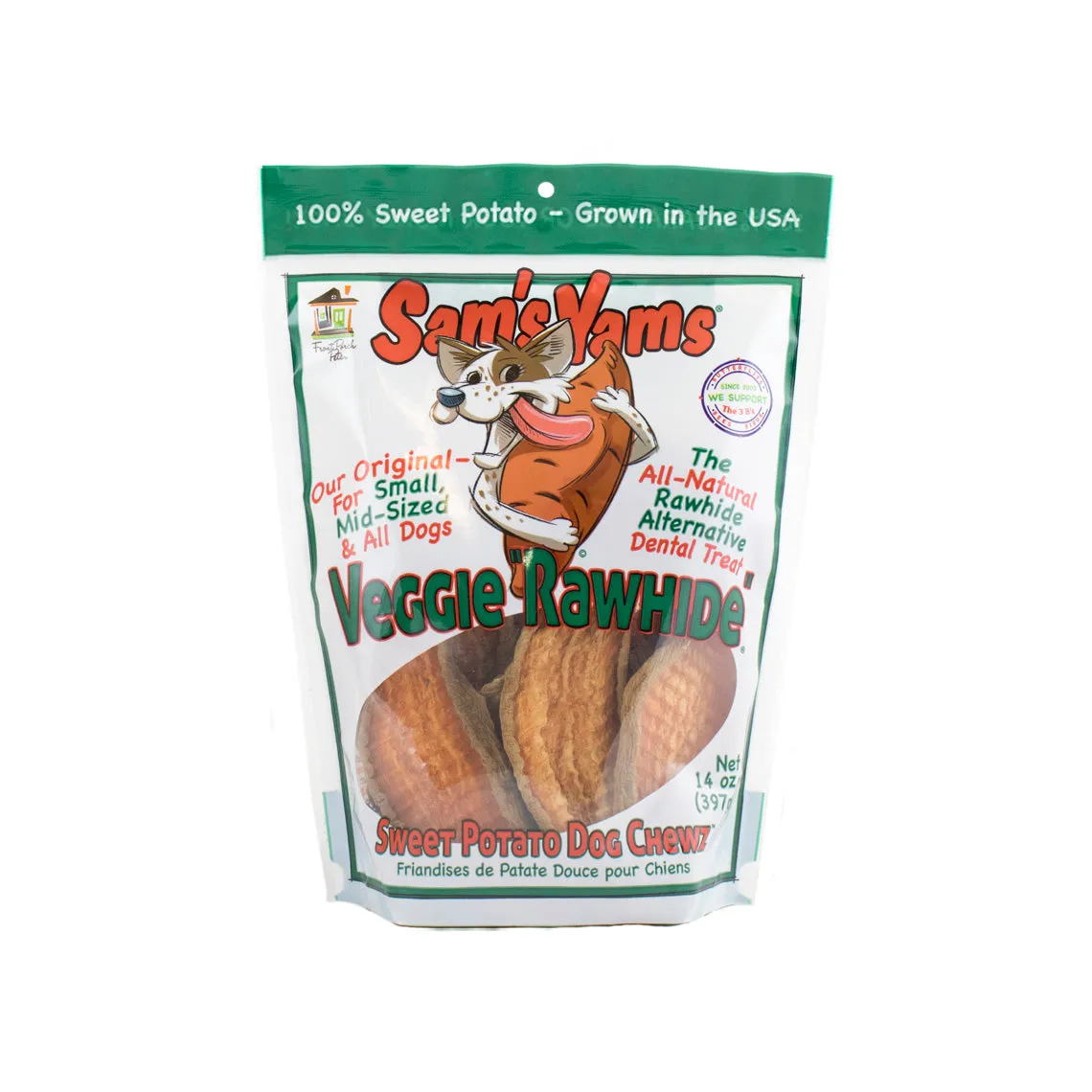 Sam's Yams Big Boyz Sweet Potato Dog Chewz