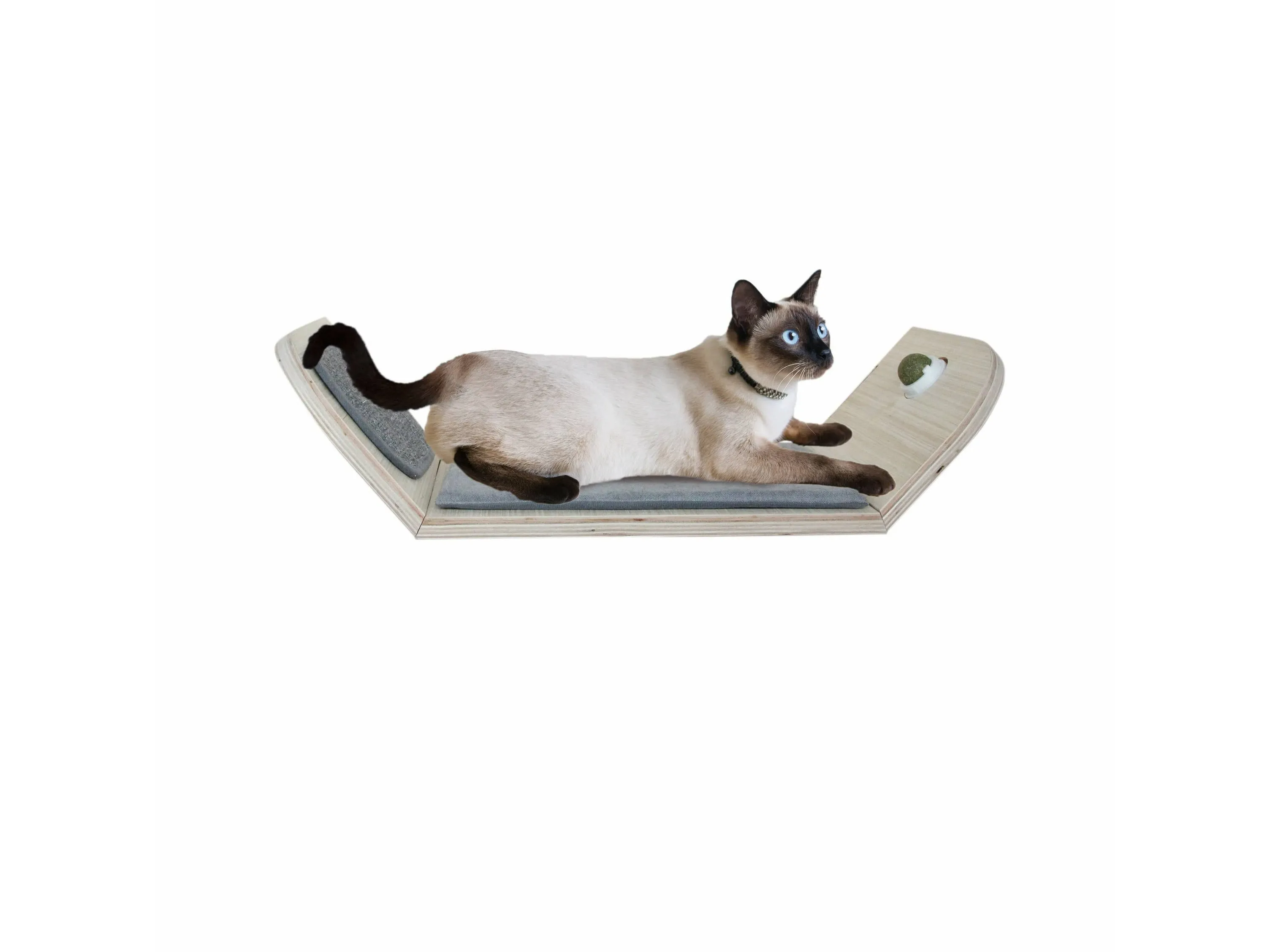 Skywalk - Scratcher Lounge Bed With Catnip Ball