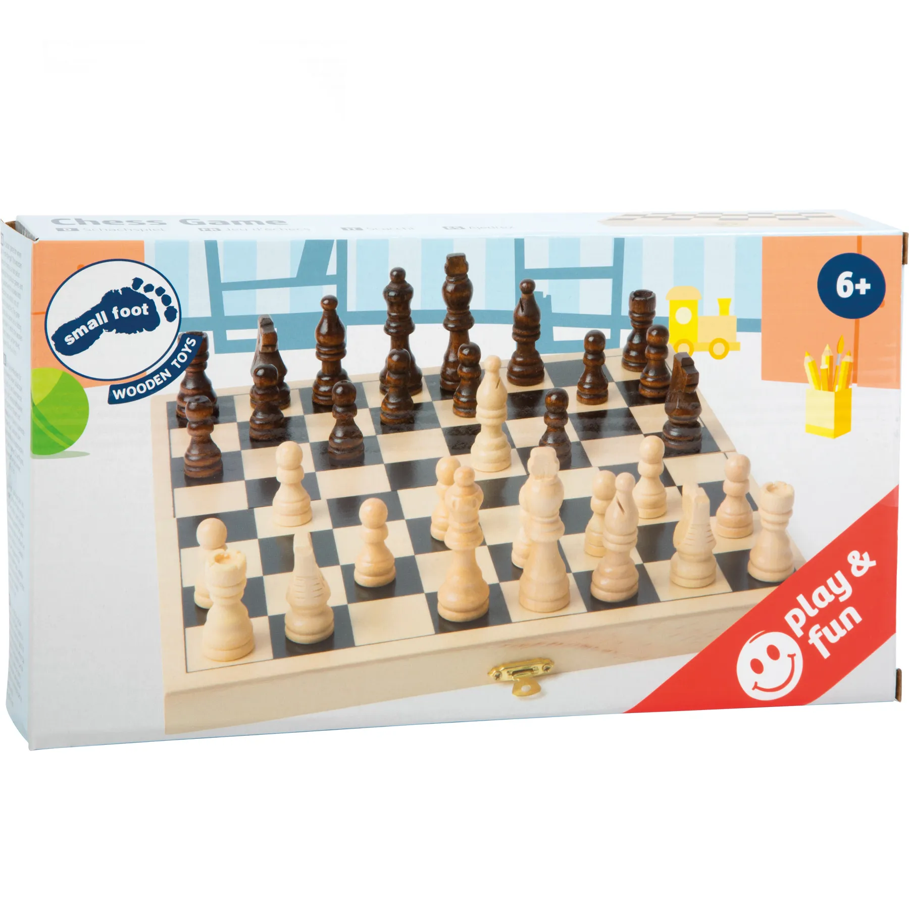 Small Foot Wooden Chess Game