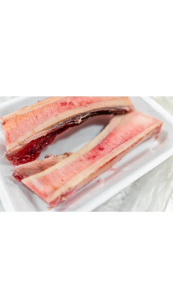 Split Beef marrow bones