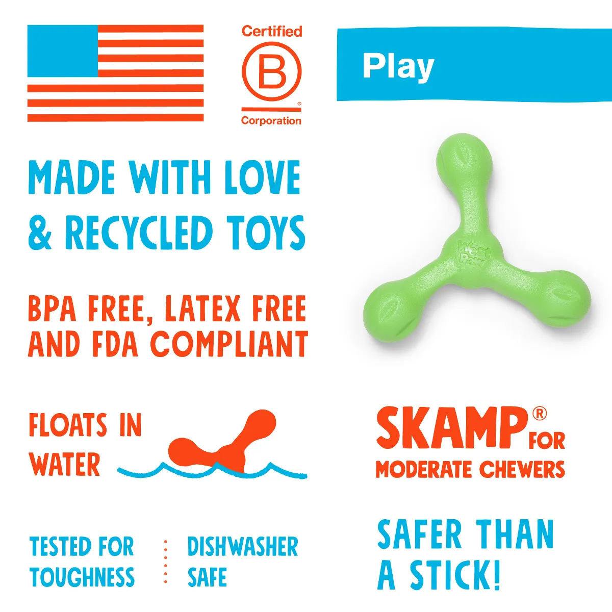 The Skamp - Fetch Toy for Dogs