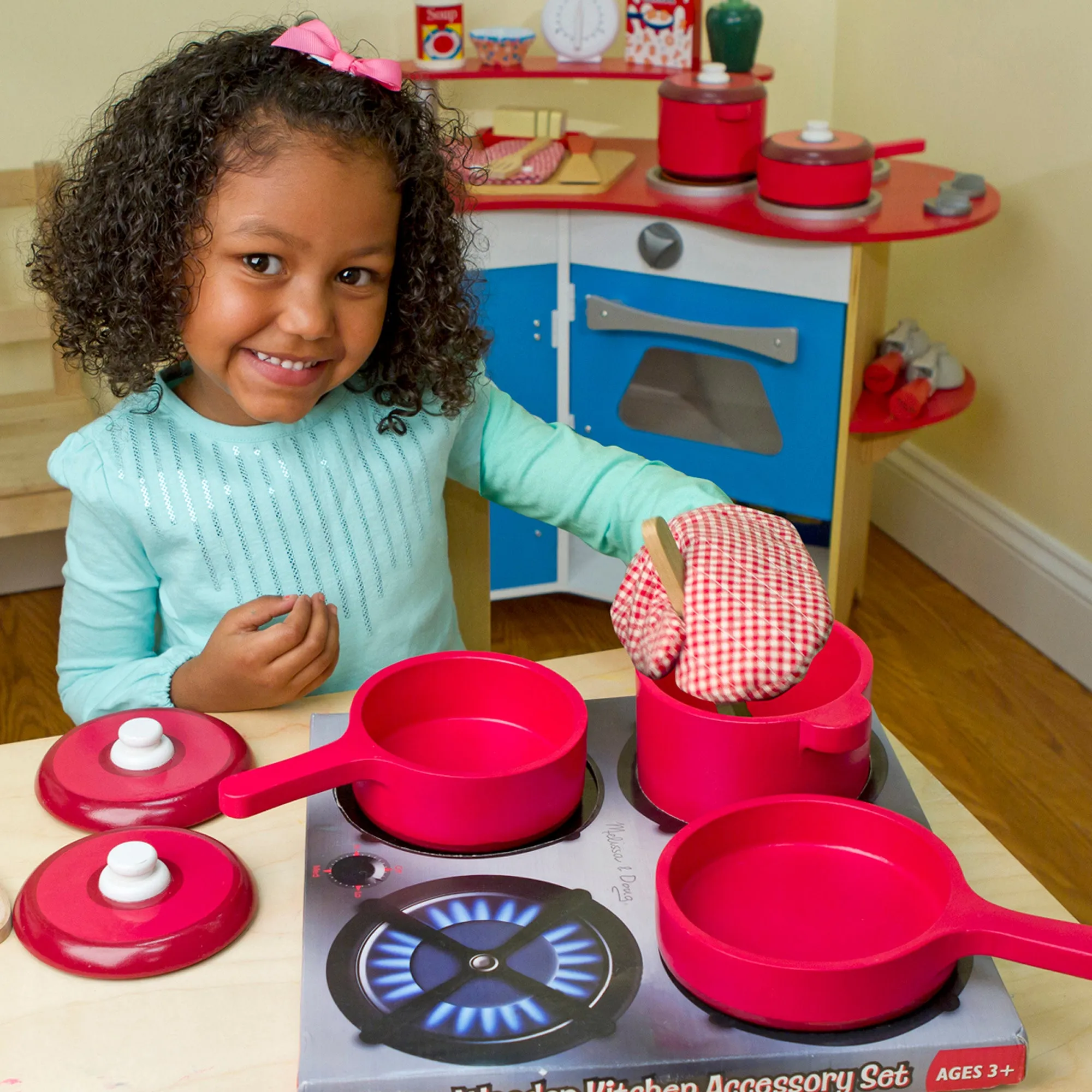 Wooden Kitchen Accessory Play Set