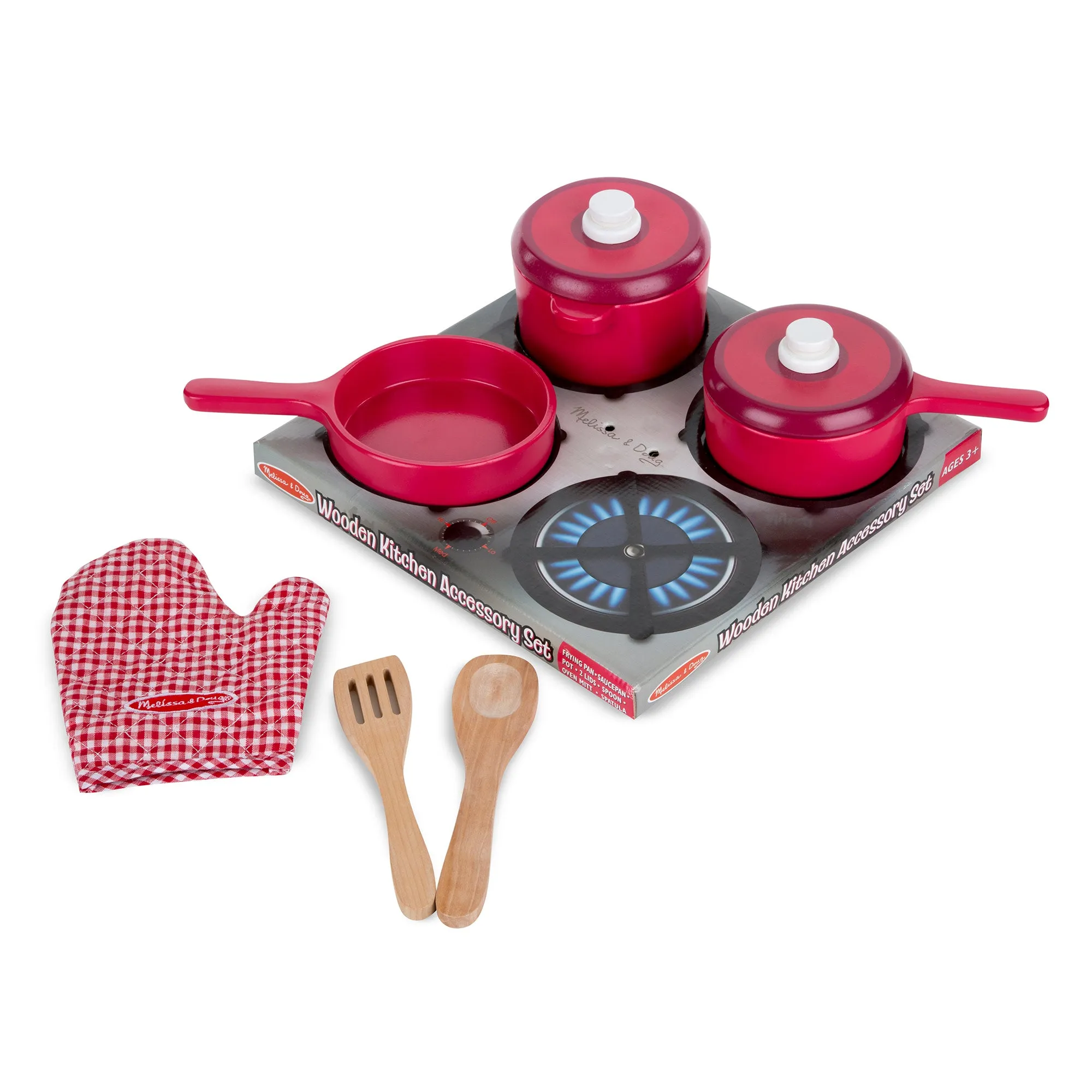 Wooden Kitchen Accessory Play Set